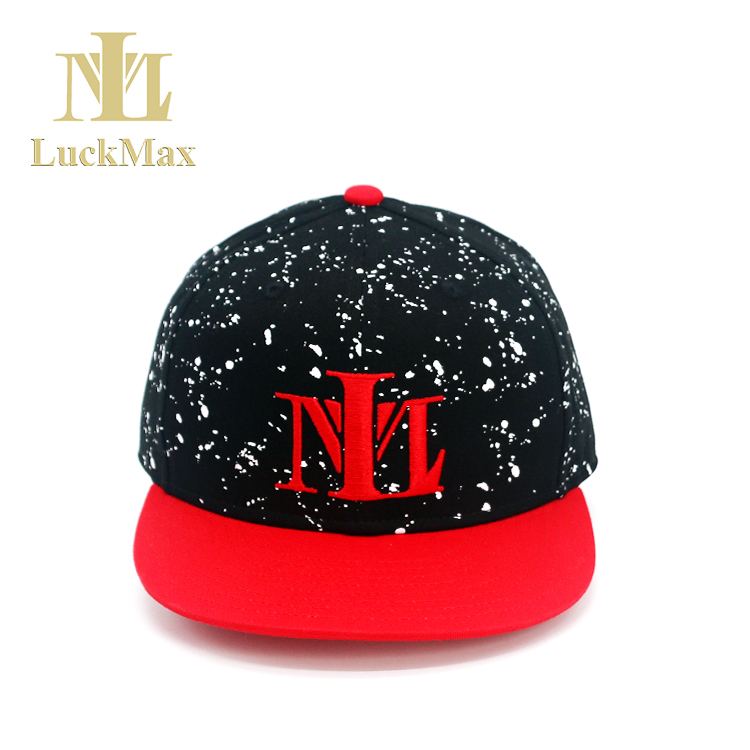 Hat Snapback Cap Ink-jet effect printing 3D Embroidery logo Unisex Fabric Adults custom flat brim cap Sports Type cappello