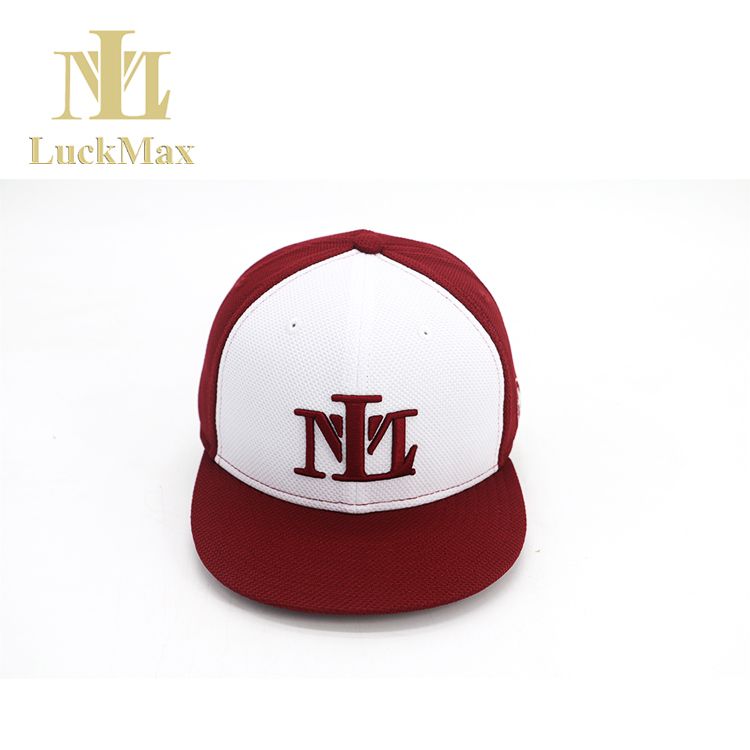 Wholesale Custom breathable fabric custom 6-panel snapback cap hat with embroidery