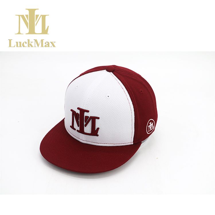 Wholesale Custom breathable fabric custom 6-panel snapback cap hat with embroidery