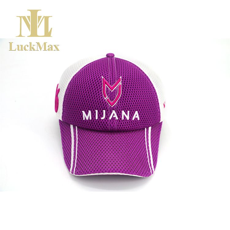 Women Summer Adjustable Purple Breathable fabric baseball caps Running Cycling Shipping Tennis Golf Sports Hat