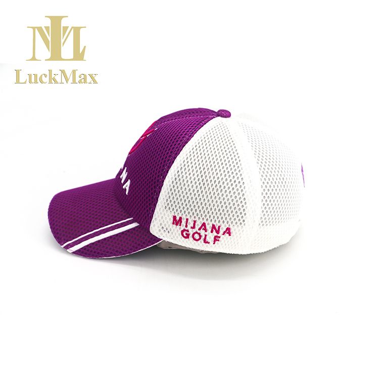 Women Summer Adjustable Purple Breathable fabric baseball caps Running Cycling Shipping Tennis Golf Sports Hat