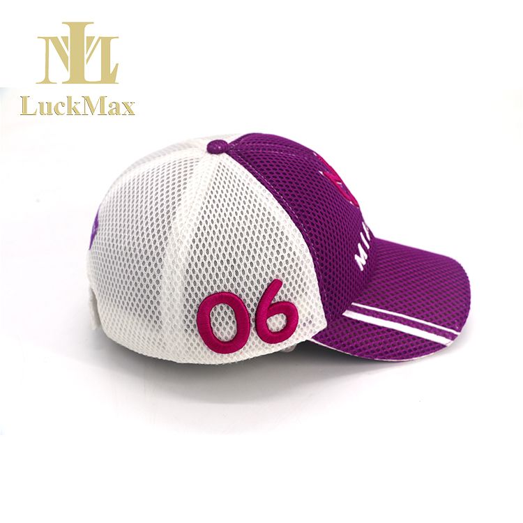 Women Summer Adjustable Purple Breathable fabric baseball caps Running Cycling Shipping Tennis Golf Sports Hat