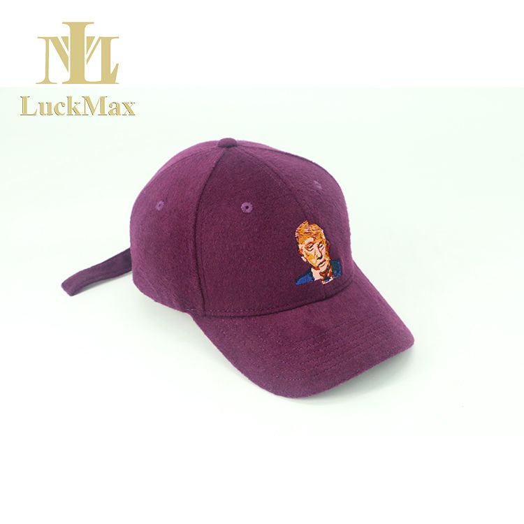 Custom Logo Baseball Cap 6 Panel Acrylic Hat Cotton & Flannel Unisex OEM Character Style Embroidery Cap Adjustable