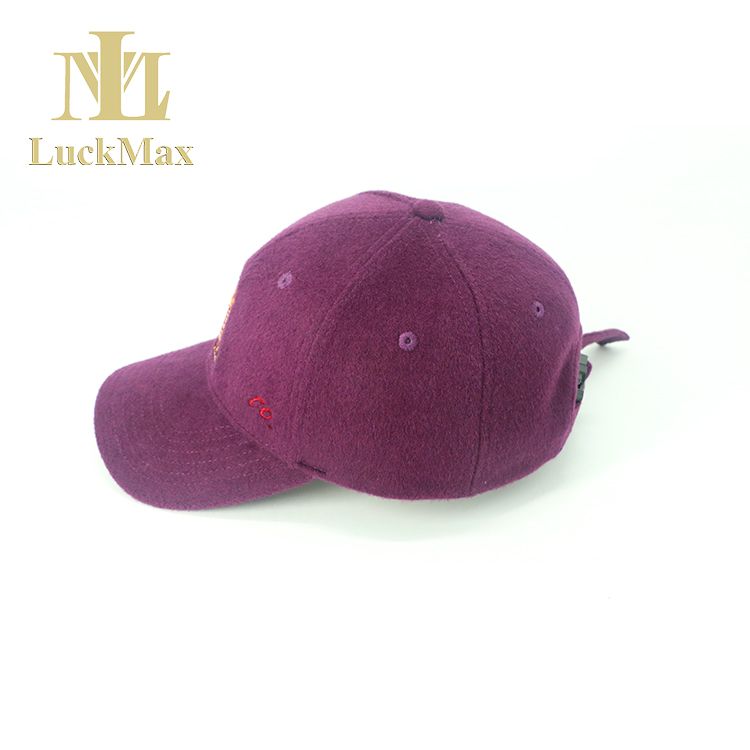 Custom Logo Baseball Cap 6 Panel Acrylic Hat Cotton & Flannel Unisex OEM Character Style Embroidery Cap Adjustable