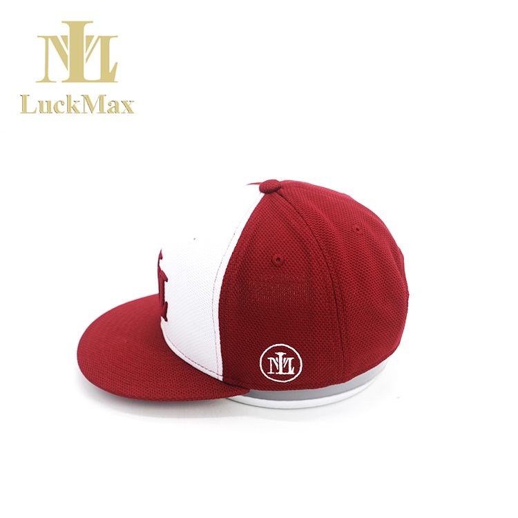 Wholesale Custom breathable fabric custom 6-panel snapback cap hat with embroidery