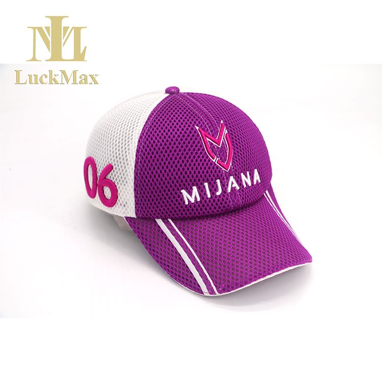 Women Summer Adjustable Purple Breathable fabric baseball caps Running Cycling Shipping Tennis Golf Sports Hat