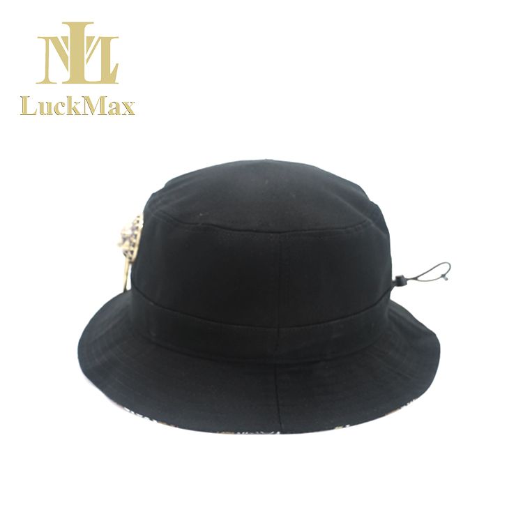 Chinese ancient traditional animal metal accessories Cap Bucket Hat OEM design Adults party Running Camping Outdoor headwear