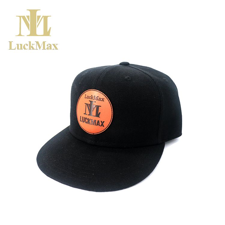 Sublimation Snapback Custom Logo 6 Panel Hat Cotton Strap Unisex OEM Character Style Time Pu badge Cap Adjustable